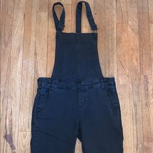 Kendall + Kylie black overall pants